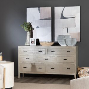 Dressers can be used in both bedrooms and main living areas for storage